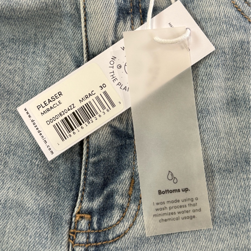 NWT Daze Denim Pleaser High Rise Wide Ankle - 30 - Picture 4 of 8